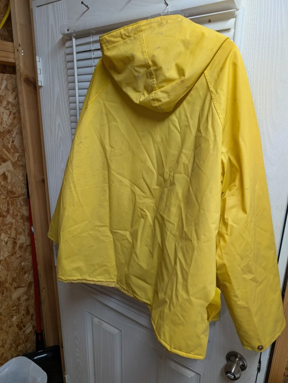 Ozark Trail Yellow Hooded Raincoat - Waterproof Outdoor Jacket (XL)